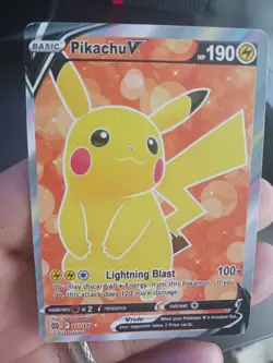 Pokemon TCG Pikachu V Sword & Shield: Brilliant Stars 157/172 Holo Ultra Rare - Image 1