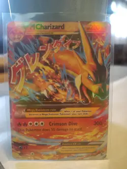2014 Pokemon M CHARIZARD EX Flashfire Set ULTRA RARE Holo XY Series Card 13/106 - Image 1