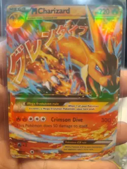 2014 Pokemon M CHARIZARD EX Flashfire Set ULTRA RARE Holo XY Series Card 13/106 - Image 3