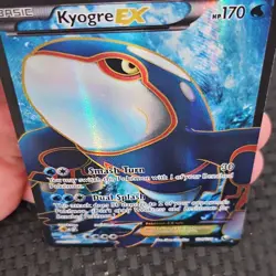 Kyogre EX Full Art Holo Ultra Rare 104/108 Dark Explorers 170HP Pokemon TCG - Image 5