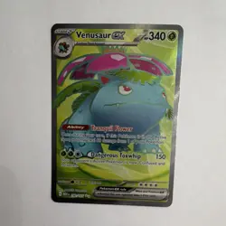 Pokemon TCG Venusaur ex Ultra Rare Holo Full Art 182/165 SV 151 - Image 2