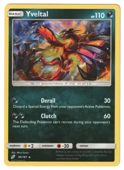 YVELTAL - 95/181 Holo Team Up - POKEMON NM/M - Image 1