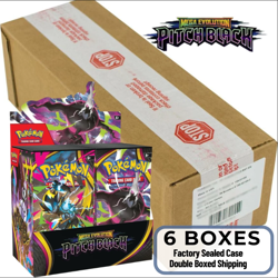 Pokemon Mega Evolution Pitch Black Booster Box Factory Sealed 6 Packs - Image 1
