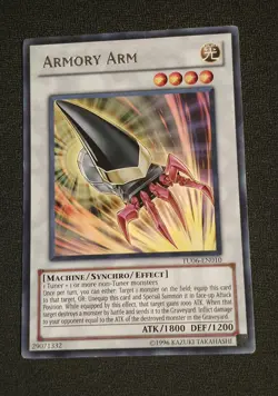 Yugioh Armory Arm TU06-EN010 Rare Unlimited LP-MP - Image 1