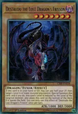 Destrudo The Lost Dragon's Frisson - CIBR-EN038 - Rare 1st Edition - Yugioh - Image 1