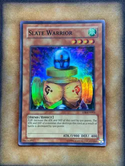 Yugioh Slate Warrior TP8-EN003 Super Rare NM - Image 1