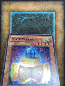 Yugioh Slate Warrior TP8-EN003 Super Rare NM - Image 2
