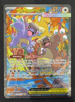 2025 Pokemon Mega Evolution Kangaskhan ex Special Illustration Rare #182/132 - Image 1