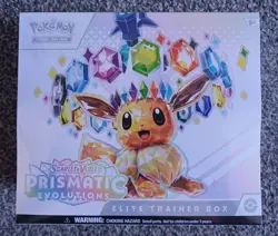 Pokemon TCG Prismatic Evolutions ETB Elite Trainer Box New Factory Sealed - Image 1
