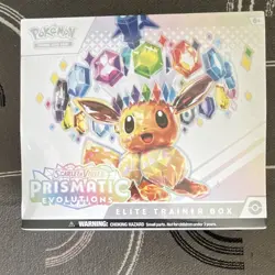 Pokemon TCG Prismatic Evolutions ETB Elite trainer box factory sealed - Image 1
