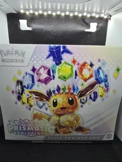 Pokemon TCG Prismatic Evolutions ETB Elite Trainer Box New Factory Sealed - Image 1