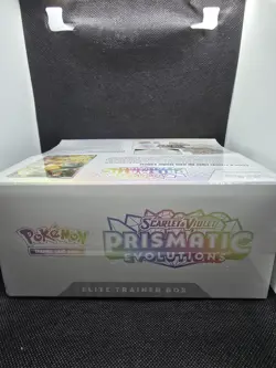 Pokemon TCG Prismatic Evolutions ETB Elite Trainer Box New Factory Sealed - Image 3