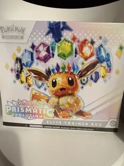 Pokemon TCG Prismatic Evolutions ETB Elite Trainer Box New Factory Sealed - Image 1