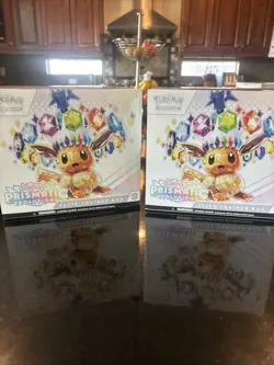 Pokemon TCG Prismatic Evolutions Elite Trainer Box ETB Lot of 2 FACTORY SEALED - Image 1