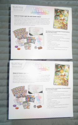 Pokemon TCG Prismatic Evolutions Elite Trainer Box ETB Lot of 2 FACTORY SEALED!! - Image 4