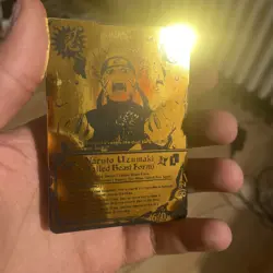 Carte naruto ccg Collectible Card Game 155 Limited Gold Hot Stamp Edition Foil - Image 3