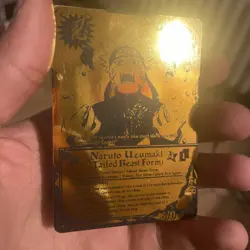 Carte naruto ccg Collectible Card Game 155 Limited Gold Hot Stamp Edition Foil - Image 4