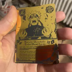 Carte naruto ccg Collectible Card Game 155 Limited Gold Hot Stamp Edition Foil - Image 5