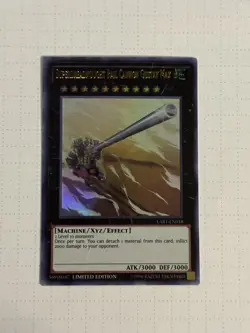 Yugioh Superdreadnought Rail Cannon Gustav Max LART-EN018 Ultra Rare Lost Art NM - Image 1