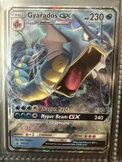 Pokemon Card TCG - Gyarados GX SM212 Hidden Fates Sun & Moon Promo Near Mint - Image 1