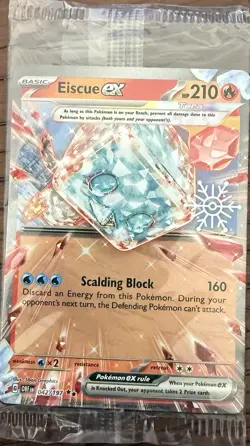 Eiscue ex (Holiday Calendar) 042/197 Miscellaneous Cards & Products Holo SEALED! - Image 1