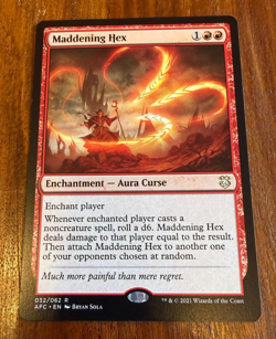 Maddening Hex - AFC - NM - MTG - Image 1