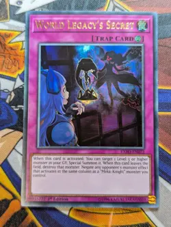 Yugioh World Legacy's Secret EXFO-EN072 Ultra Rare 1st Edition VLP - Image 1