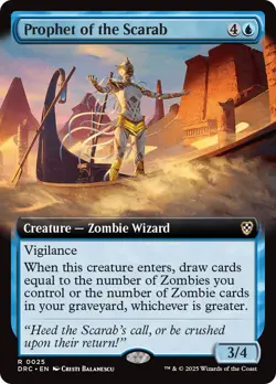 Prophet of the Scarab (Extended Art) [Aetherdrift Commander] Near Mint - Image 1