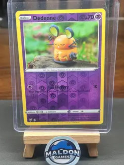 Dedenne 077/185 Vivid Voltage Common NM 2020 Reverse Holo Yuka Morii - Image 1