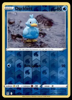 Ducklett 046/196 Common Lost Origin Pokemon Reverse Holo Near Mint Yuka Morii - Image 1