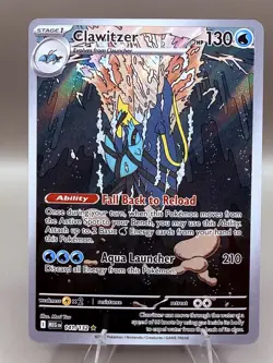 Pokemon TCG: Clawitzer 141/132 IR MEG Mega Evolution - NM - Image 1