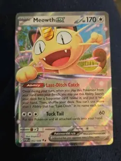 Pokemon TCG Meowth ex 062/088 Perfect Order - Image 1