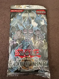 Konami Yu-Gi-Oh! Shadow Of Infinity English 1st Edition Sealed Booster Pack - Image 1