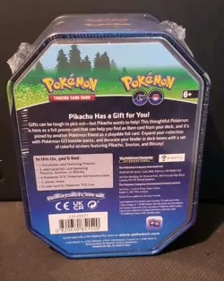 POKEMON GO PIKACHU TIN FACTORY SEALED #1 - Image 2