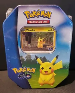 POKEMON GO PIKACHU TIN FACTORY SEALED #3 - Image 1