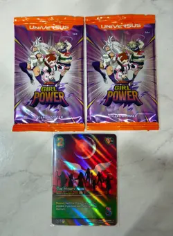 UniVersus My Hero Academia GIRL POWER 11 Card Booster Pack - Set of 2 Packs - Image 1