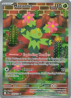 Maractus 160/159 Illustration Rare Journey Together Pokemon Holo Near Mint - Image 1