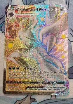 Pokemon TCG Grimmsnarl VMAX Shining Fates SV117/SV122 - Image 1