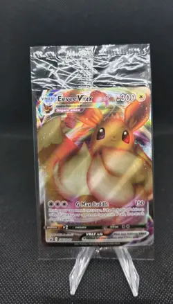SEALED Eevee VMAX SWSH087 Black Star Promo Full Art Holo Pokemon TCG 2021 - Image 1