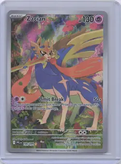 Zacian 100/094 Illustration Rare Phantasmal Flames Pokemon NM - Image 1