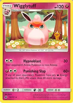 Wigglytuff [SM04 - 72/111] SM - Crimson Invasion - NM - Image 1