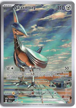 Skarmory 209/191 Illustration Rare Surging Sparks Pokemon NM - Image 1