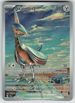 Skarmory 209/191 Illustration Rare Surging Sparks Pokemon Near Mint - Image 1