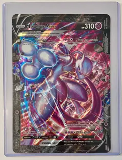 Mewtwo V-Union 2021 Pokemon Sword & Shield Promo SWSH162 JUMBO - Image 1