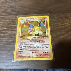 DAMAGED Pokemon Charizard Holo Rare 4/130 Base Set 2 1999 WOTC 120HP Stage 2 - Image 1