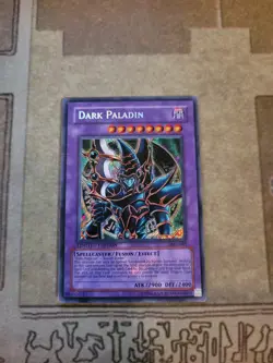 YUGIOH DARK PALADIN DMG-001 SECRET LIMITED ED LP/MP BLEED FOIL - Image 2