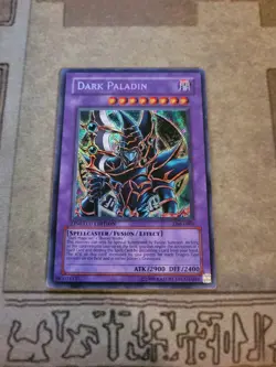 YUGIOH DARK PALADIN DMG-001 SECRET LIMITED ED LP/MP BLEED FOIL - Image 5