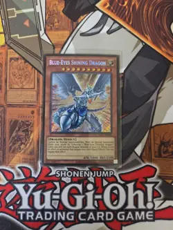 YUGIOH BLUE-EYES SHINING DRAGON LCKC-EN008 SECRET UNLIMITED ED NM 2020 - Image 1