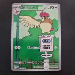 Pidgeotto Illustration 208/197 Art Rare Obsidian Flames Pokemon - Image 1