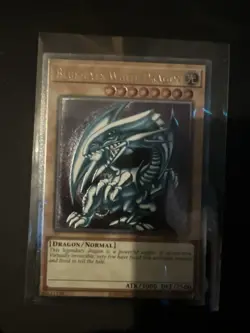 Yu-Gi-Oh OP28-EN001 Blue-Eyes White Dragon Ultimate Rare Card EU Print - Image 1